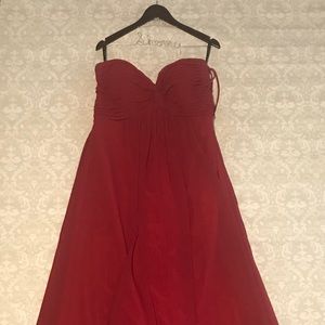 Cranberry Dress ( full length)  altered for 5’3”